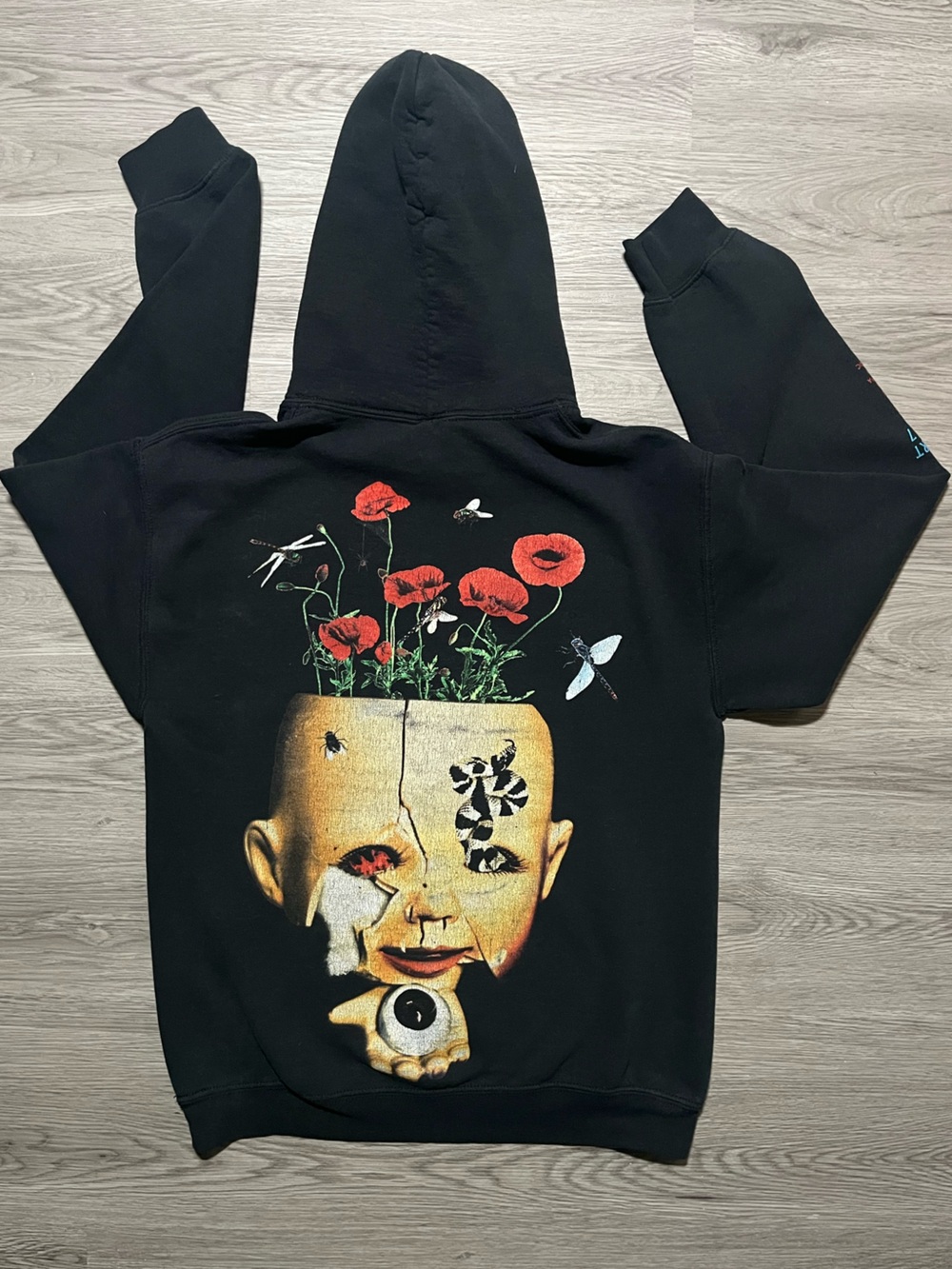 Travis Scott live in concert 2017 USA tour graphic hoodie men’s small